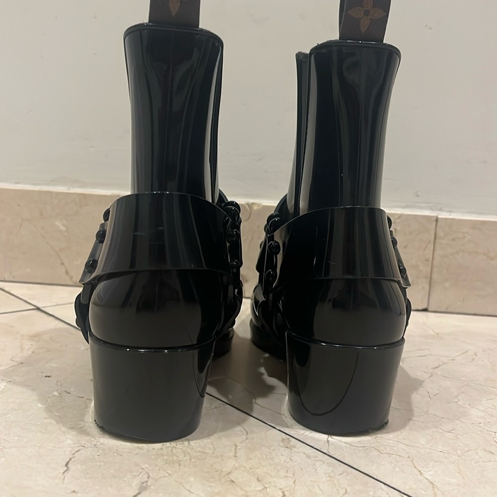 Louis Vuitton Rhapsody ankle rain boot EUC size 39 - Picture 11 of 16